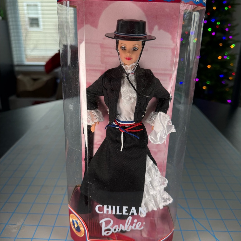 Barbie in Black and White Traditional Outfit